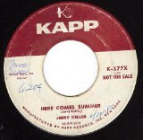 Cover Art for "Here Comes Summer" by Jerry Keller