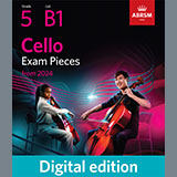 Carátula para "Romance No. 1 (Grade 5, B1, from the ABRSM Cello Syllabus from 2024)" por Elfrida Andrée