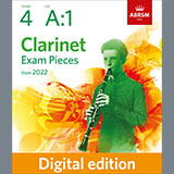 Carátula para "Allegro (from Sonata No. 2) (Grade 4 List A1 from the ABRSM Clarinet syllabus from 2022)" por Georg Philipp Telemann