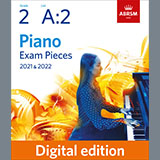 Minuet in A (Grade 2, list A2, from the ABRSM Piano Syllabus 2021 & 2022) Noten