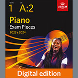 Dragonflies (Grade 1, list A2, from the ABRSM Piano Syllabus 2023 & 2024) Partitions