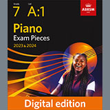 Allegro moderato (Grade 7, list A1, from the ABRSM Piano Syllabus 2023 & 2024) Sheet Music