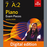 Allegretto (Grade 7, list A2, from the ABRSM Piano Syllabus 2023 & 2024) Noter
