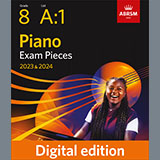 Carátula para "Prelude and Fugue in B flat (Grade 8, list A1, from the ABRSM Piano Syllabus 2023 & 2024)" por J S Bach