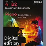 Cover Art for "Sunsets in Savannah (Grade 4, list B2, from the ABRSM Piano Syllabus 2025 & 2026)" by Randall Hartsell