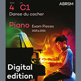 Couverture pour "Danse du cocher (Grade 4, list C1, from the ABRSM Piano Syllabus 2025 & 2026)" par Jacques Ibert