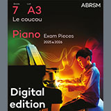 Cover Art for "Le coucou (Grade 7, list A3, from the ABRSM Piano Syllabus 2025 & 2026)" by Louis-Claude Daquin
