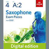 Allegro (from Sonata in F, Op.1 No.11)  (Grade 4 A2 from the ABRSM Saxophone syllabus from 2022) Partituras Digitais