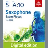 Couverture pour "Aria (from Il barbiere di Siviglia)  (Grade 5 List A10 from the ABRSM Saxophone syllabus from 2022)" par Rossini