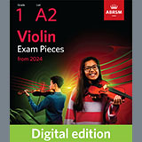 Carátula para "Mer hahn en neue Oberkeet (Grade 1, A2, from the ABRSM Violin Syllabus from 2024)" por J. S. Bach