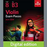 Un poco triste (Grade 8, B3, from the ABRSM Violin Syllabus from 2024)