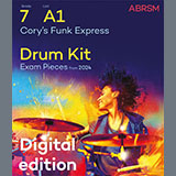Carátula para "Cory's Funk Express (Grade 7, list A1, from the ABRSM Drum Kit Syllabus 2024)" por Jason Bowld