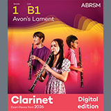 Cover Art for "Avon's Lament (Grade 1, list B1, from the ABRSM Clarinet Syllabus from 2026)" by Lloyd Coleman