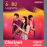 Cover Art for "Larghetto (Grade 6, list B2, from the ABRSM Clarinet Syllabus from 2026)" by Antoni Szalowski
