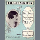 Carátula para "Blue Skies" por Irving Berlin
