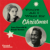 Cover Art for "You're All I Want For Christmas" by Brook Benton
