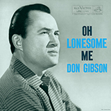 Couverture pour "Oh, Lonesome Me" par Don Gibson