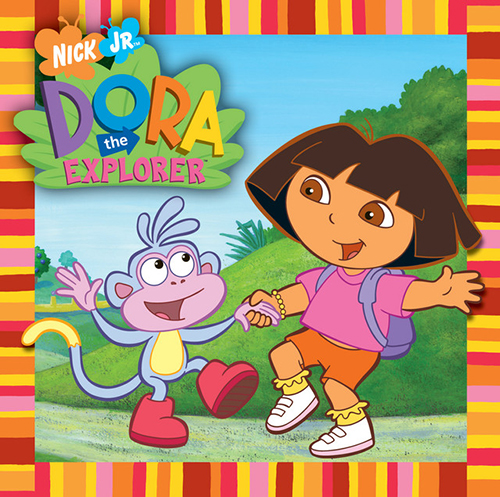 Dora The Explorer Theme Song Sheet Music Josh Sitron Sarah Durkee And William Straus Big Note Piano - dora the explorer theme song roblox
