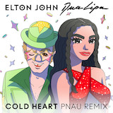 Elton John & Dua Lipa Cold Heart (PNAU Remix) l'art de couverture