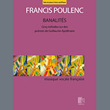 Couverture pour "Banalités" par Francis Poulenc
