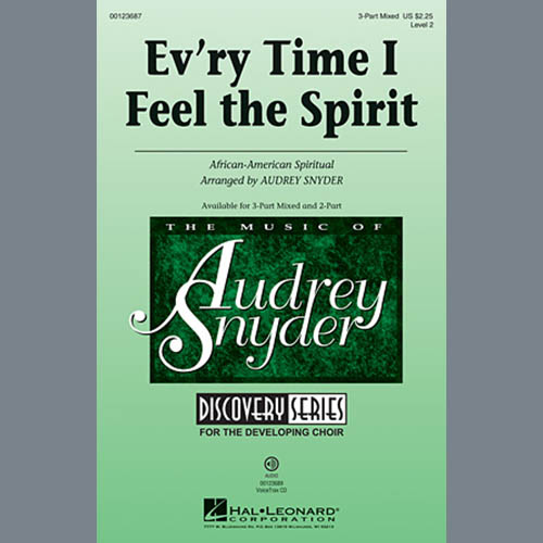 Every Time I Feel The Spirit Sheet Music | Audrey Snyder | 2-Part Choir