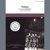 Couverture pour "Happy (from Despicable Me 2) (arr. Adam Scott)" par Pharrell Williams