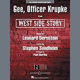 Carátula para "Gee, Officer Krupke (from West Side Story) (arr. Paul Murtha) - Percussion 1" por Leonard Bernstein