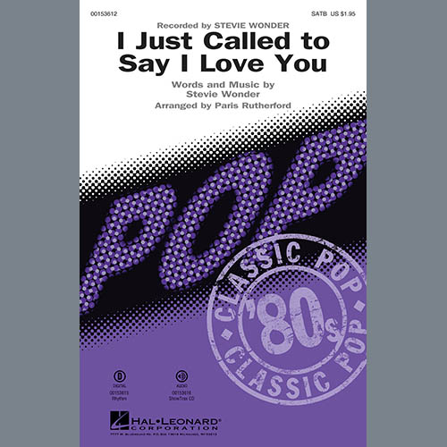 I Just Called To Say I Love You Bass Sheet Music Stevie Wonder