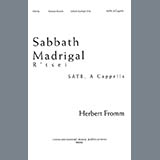 Couverture pour "Sabbath Madrigal (R'tsei)" par Herbert Fromm