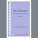 Tov LHodot (It Is Good To Give Thanks) Sheet Music