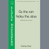 Cover Art for "As the Rain Hides the Stars" by Elaine Hagenberg
