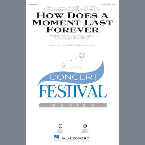 How Does A Moment Last Forever by Tim Rice » Mixed Choir Sheet Music