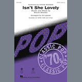 Stevie Wonder Isn't She Lovely (arr. Ed Lojeski) l'art de couverture