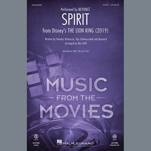 Spirit (from The Lion King 2019) (arr. Mac Huff)