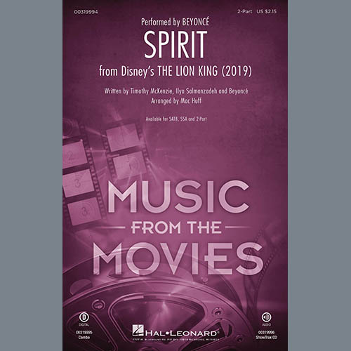 Spirit (from The Lion King 2019) (arr. Mac Huff)