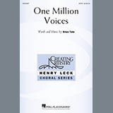 Cover Art for "One Million Voices" by Brian Tate