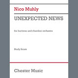 Abdeckung für "Unexpected News" von Nico Muhly