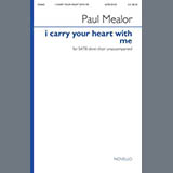 Couverture pour "I Carry Your Heart With Me" par Paul Mealor