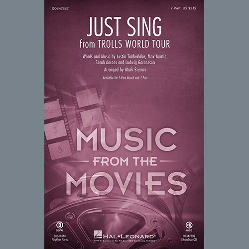 Just Sing (from Trolls World Tour) (arr. Mark Brymer)