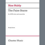 Nico Muhly The Faire Starre (Study Score) - Score cover art