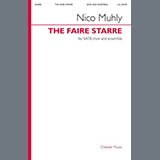 Nico Muhly The Faire Starre - Vocal Score cover art