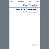Abdeckung für "O Beata Trinitas" von Paul Mealor