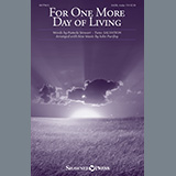 For One More Day Of Living (arr. John Purifoy) Sheet Music
