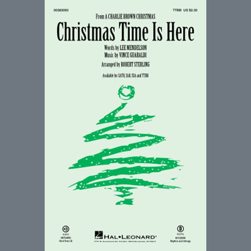 Christmas Time Is Here Von Vince Guaraldi (Download) » Männerchor Noten