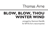 Couverture pour "Blow, Blow, Thou Winter Wind (arr. Desmond Ratcliffe)" par Thomas Arne