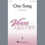 Abdeckung für "One Song" von David Brunner