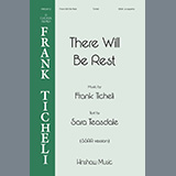 Couverture pour "There Will Be Rest" par Frank Ticheli