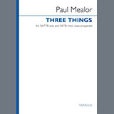 Abdeckung für "Three Things" von Paul Mealor