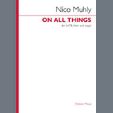 Cover Art for "On All Things" by Nico Muhly