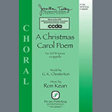 Cover Art for "A Christmas Carol Poem" by Ron Kean